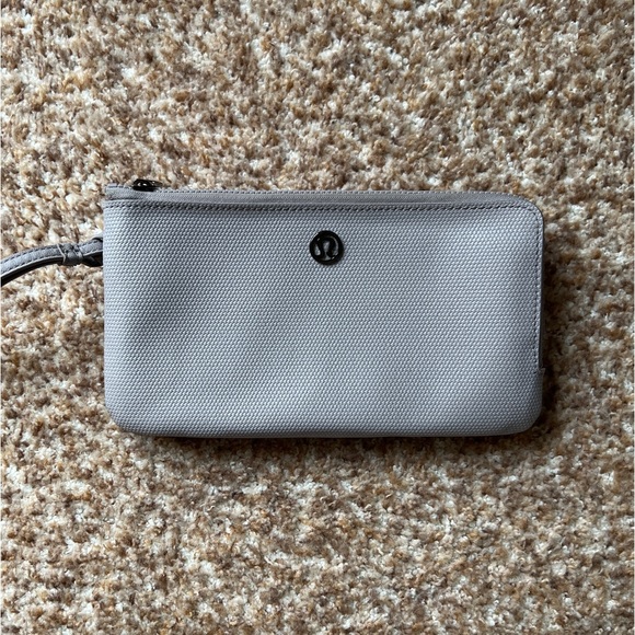 lululemon athletica Handbags - Lululemon Gray wallet/clutch/wristlet